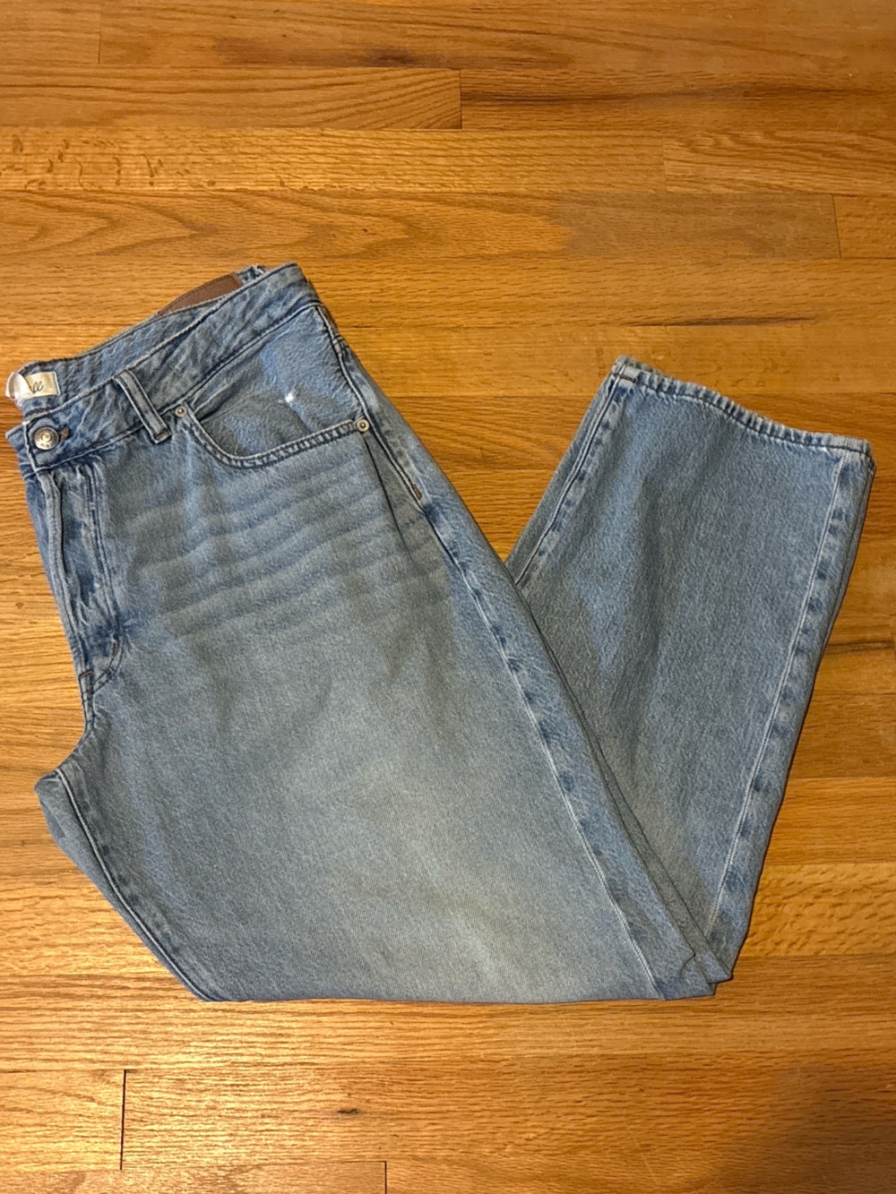 Light Wash Mid-Rise Straight Leg Jeans - Madewell